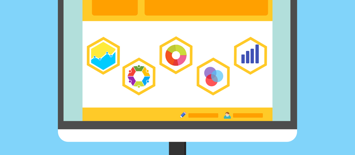 Free statistic survey website vector